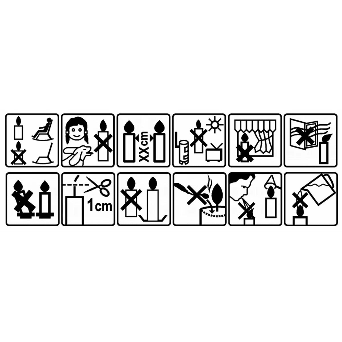 Spruchkerze "Von guten Mächten" 150 x 60 mm