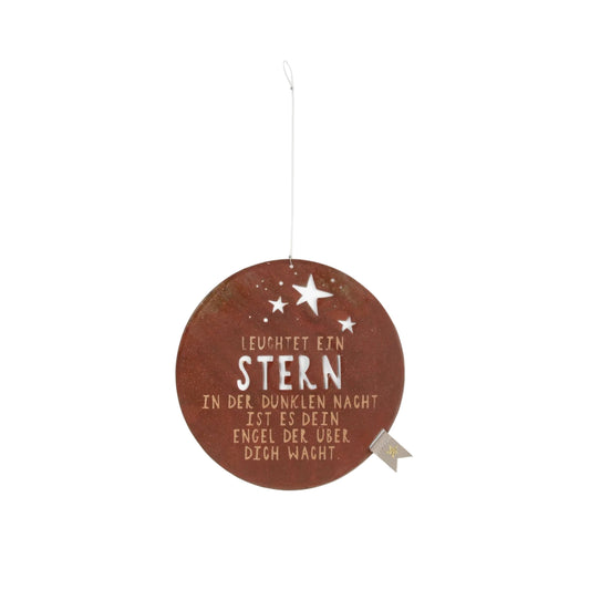 Schutzschild "Leuchtet ein Stern..."  Ø 18 cm