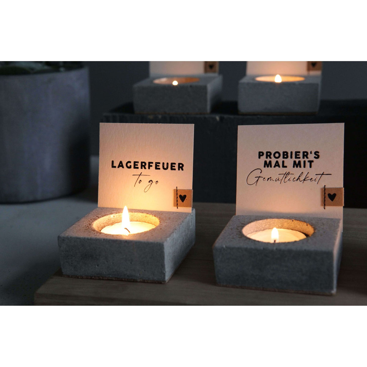 Good old friends Lichtwunsch Lagerfeuer to go