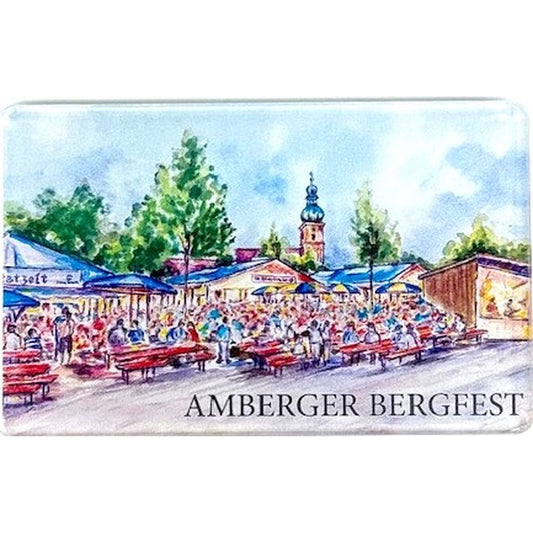 Magnet Amberger Bergfest Acrylglas 8 x 5 cm