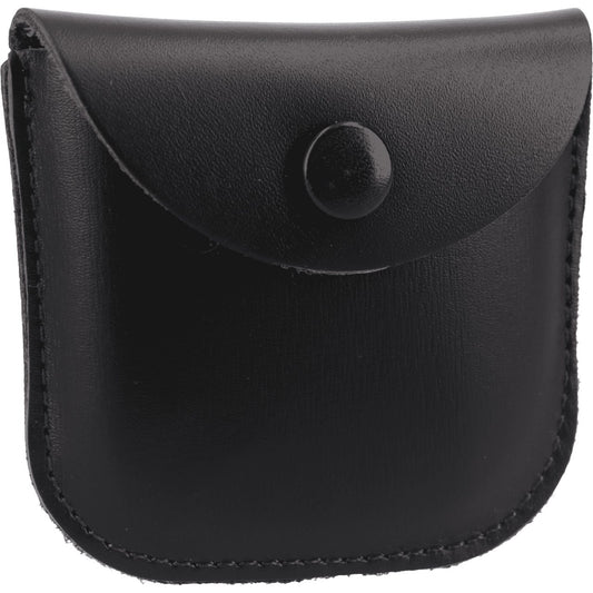 Rosenkranz-Etui Kommunion Leder Schwarz 6 x 6 cm